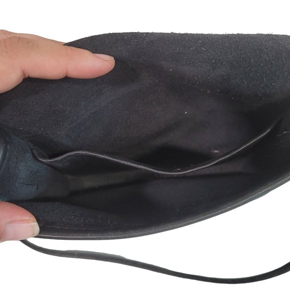 Vintage Coach black leather crossbody bag USA - Picture 6 of 16